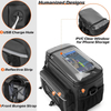 Waterproof Motorcycle Handlebar Bag, Dirtbike Handlebar Bag for Cruiser Softail Dyna Sportsters, Bicycle Tool Storage