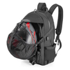 1680D Oxford Fabric, Expandable, Motorbike Helmet Bag, Reflective, Helmet Strap, USB, Large Capacity,