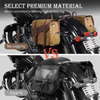 Vintage Wholesale Canvas, Motorcycle Panniers Side Bags Compatible with Harley Honda
