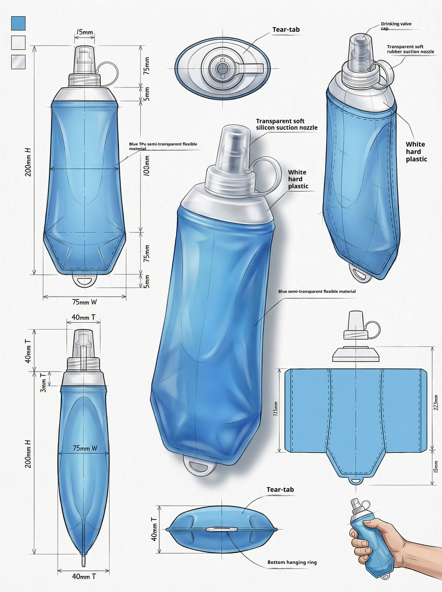 How To Customize The Soft Drinking Flask with Your Logo 