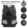 Tactical Cp Color Expandable, Motorbike Helmet Bag, Reflective, Helmet Strap, USB, Large Capacity,