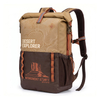 Wholesale 500D PVC 20l 15l Rolling Top Closed Molle Dry Backpack For Floating Swimming 