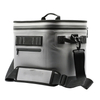 20L Dry Tote Bag Wholesale Storage 24 Cans Soft Cooler Bag In Grey For Sale 