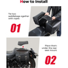 Motorcycle Saddlebags, 30L Large Capacity Saddle Bags Motorcycles, PU Leather Motorcycle Luggage Bag for Sportster Softail Dyna