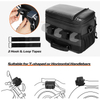 Waterproof Motorcycle Handlebar Bag, Dirtbike Handlebar Bag for Cruiser Softail Dyna Sportsters, Bicycle Tool Storage