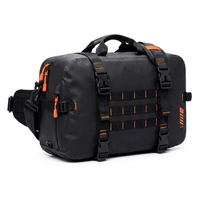 Wholesale 600D TPU Airtight Zipper Classic Black Customized Waterproof Message Bag For Floating Swimming 