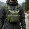 Wholesale Rolling Top Closed Bino Case Dry Bag, Man Chest Pack Binocular Harness For Hunting Camping 