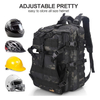 Tactical Cp Color Expandable, Motorbike Helmet Bag, Reflective, Helmet Strap, USB, Large Capacity,