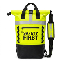 500D PVC Reflective Color Large Capacity Rolling Top Customized Logo Dry Backpack For Floating Swimming 