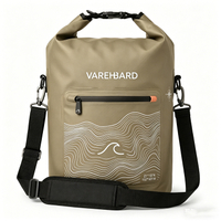 Wholesale 500D PVC 20l 15l Rolling Top Customized Coyote Color Dry Backpack For Floating Swimming 