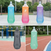 Customize Logo Soft Water Kettle Sports BPA Sport Reusable 500ml Soft Flask with cap 