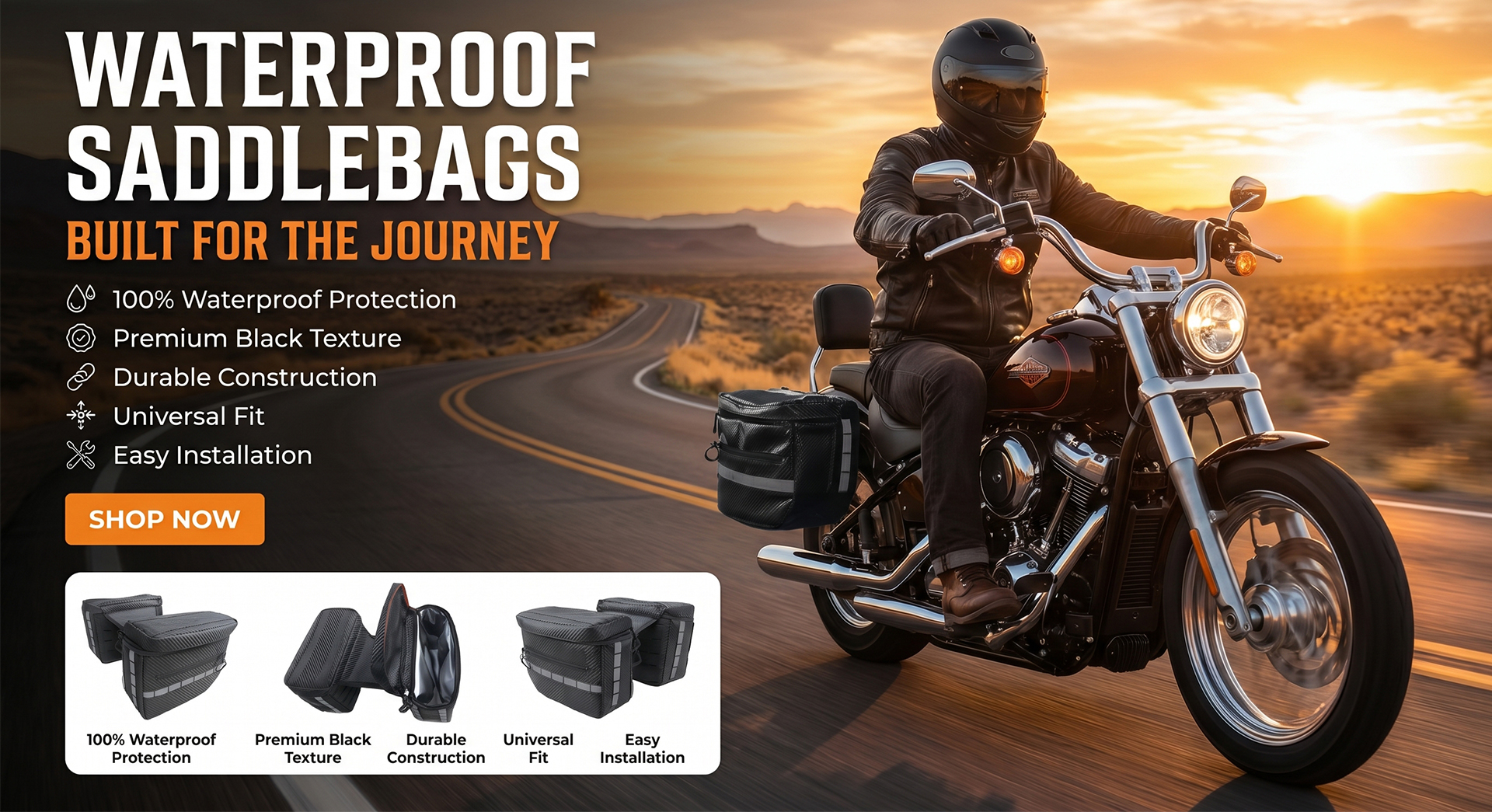 Motorcycle saddlebags