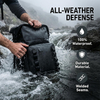100% Waterproof Roll-Top Dry Bag Backpack with Front Splash-Proof Pocket For Swimming Floating