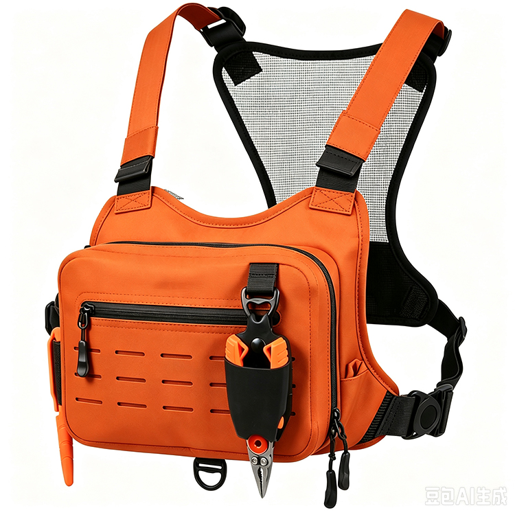 Wholesale Waterproof Customize Brand Tactical Tackle Bag Men Pouch Bag For Fishing Camping