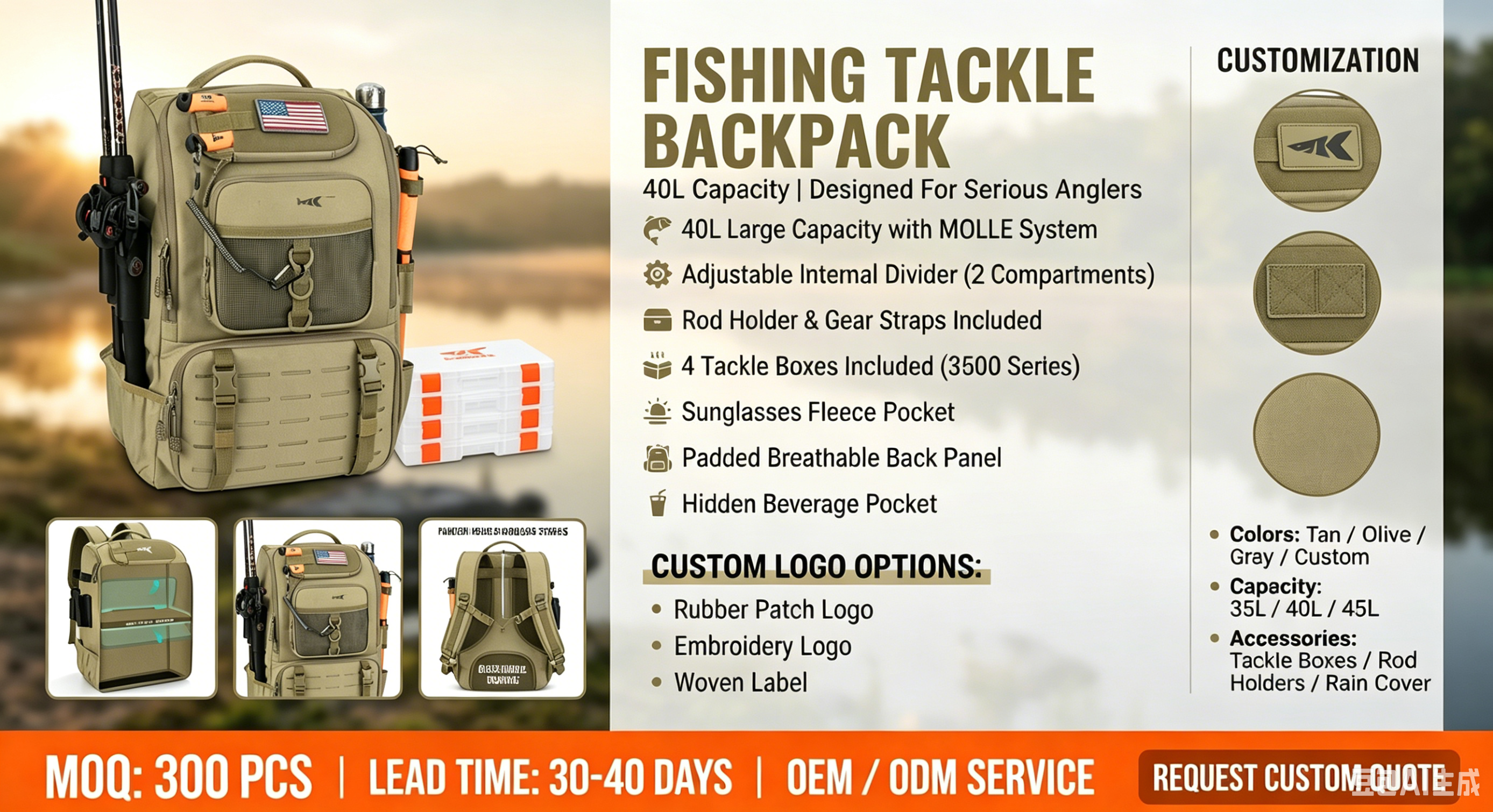 fishing tackle bag 