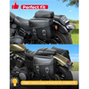 Motorcycle Saddlebags, 30L Large Capacity Saddle Bags Motorcycles, PU Leather Motorcycle Luggage Bag for Sportster Softail Dyna