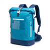 Wholesale 600D TPU Lake Blue Rolling Top Customized Waterproof Dry Backpack For Floating Swimming 