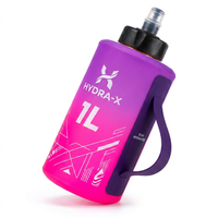 Customize Logo 1.5L 2L Capacity Reusable Handle Holder Water Drinking Bottle For Running 