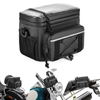 Waterproof Motorcycle Handlebar Bag, Dirtbike Handlebar Bag for Cruiser Softail Dyna Sportsters, Bicycle Tool Storage